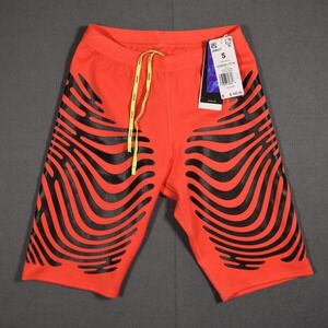Adidas Womens Adizero Control Running Short Leggings IX8977 Red Black Small